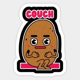 Russet, Idaho, Red, Yams, Sweet and Couch Potato Sticker